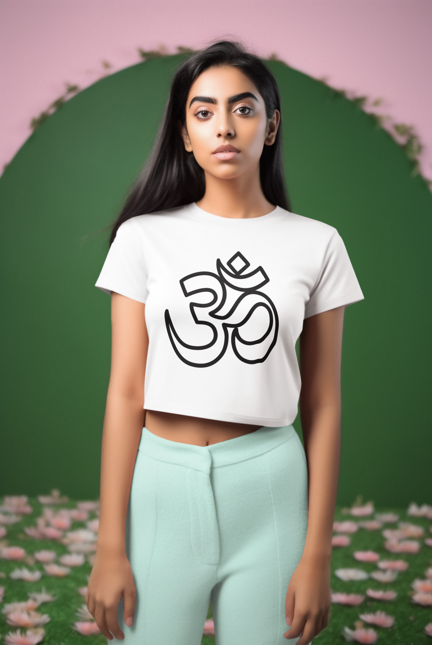 Ladies Cropped T-Shirt, OM
