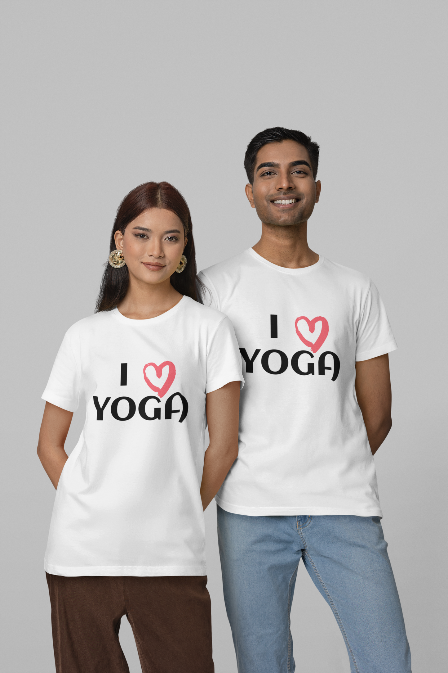 HigherBlanks Premium T-Shirt, I Herz Yoga