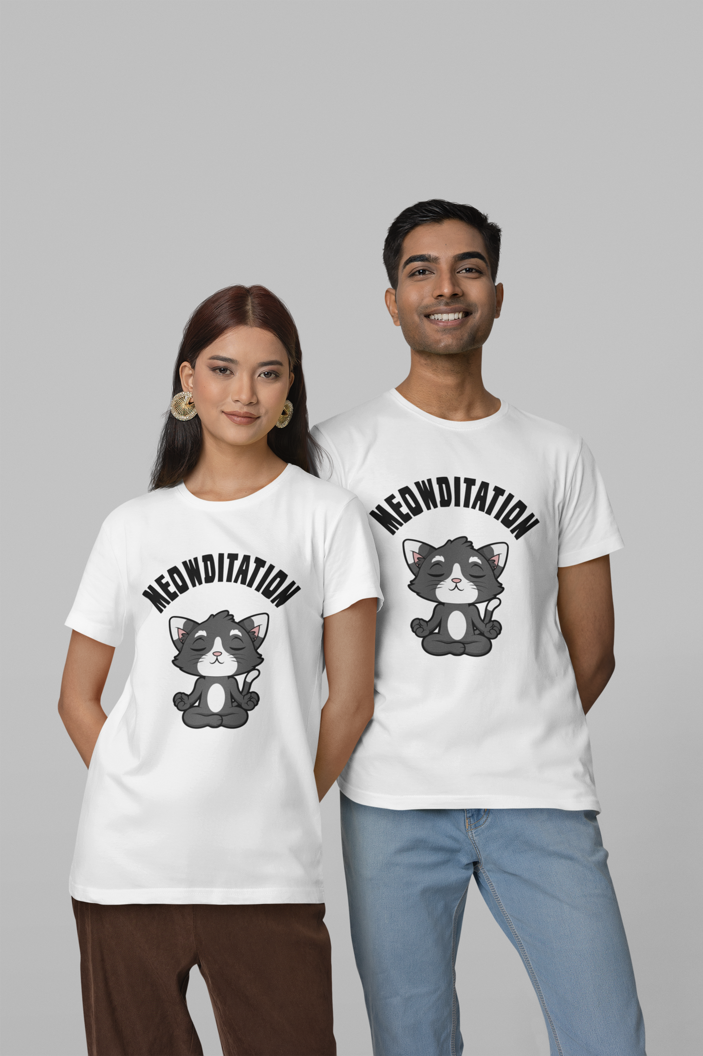HigherBlanks Premium T-Shirt, Meowditation