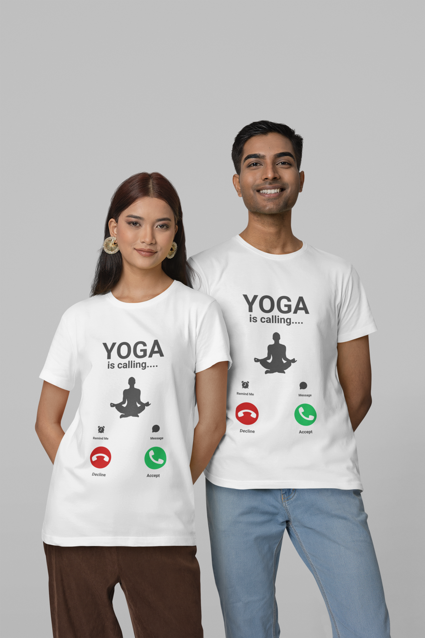 HigherBlanks Premium T-Shirt, Yoga is calling