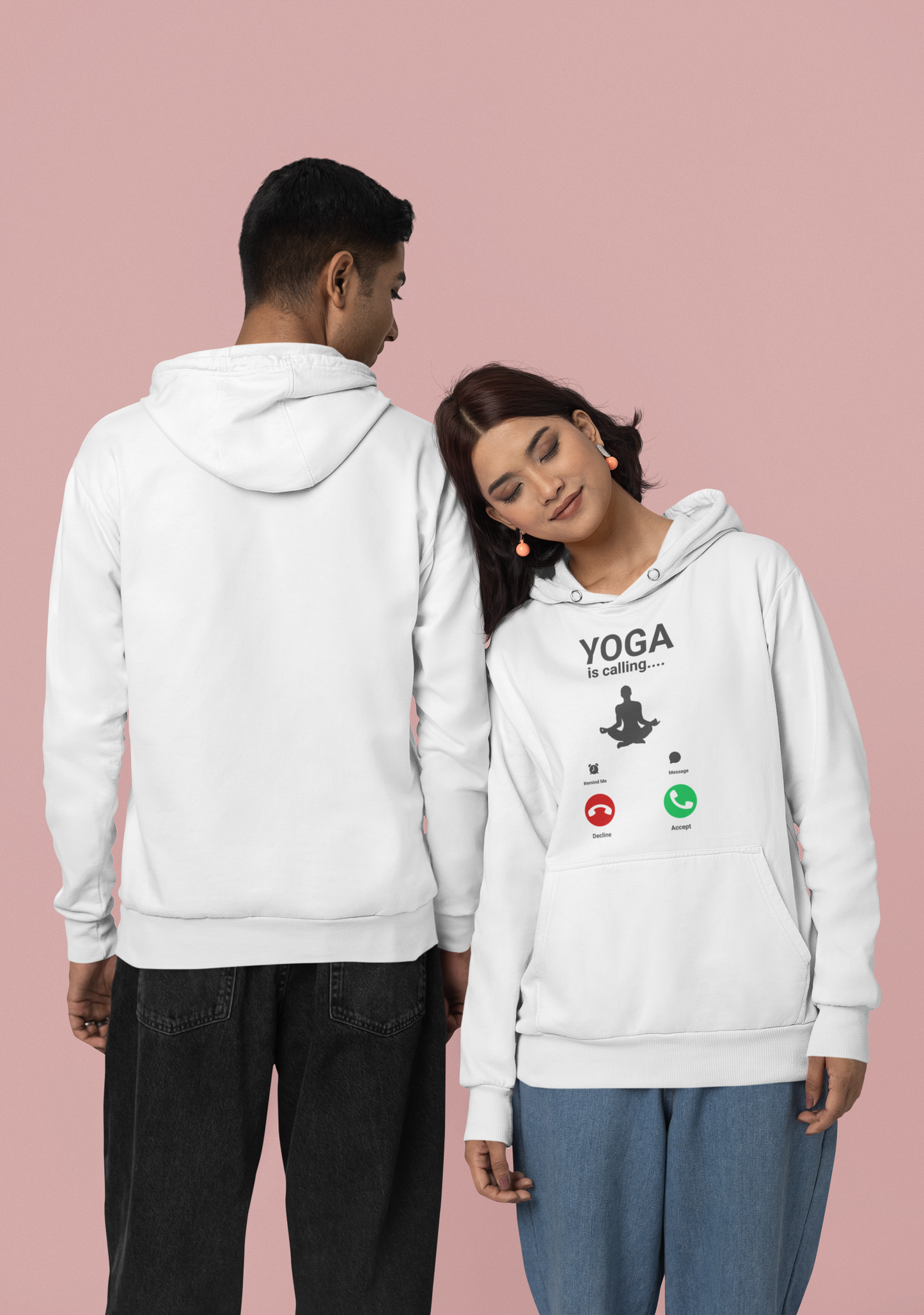 HigherBlanks Premium Hoodie, Yoga is calling