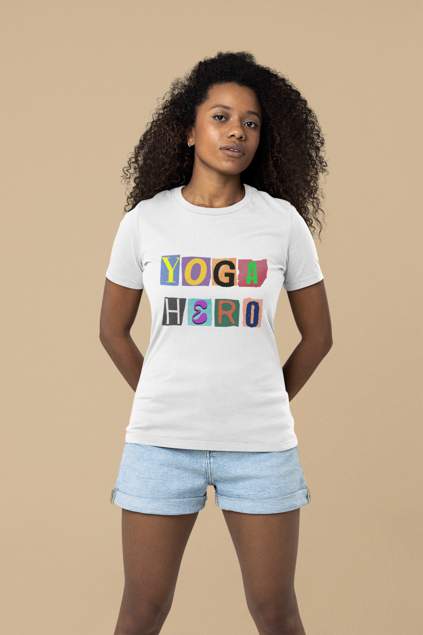 Premium Bio Shirt Women, Yoga Hero