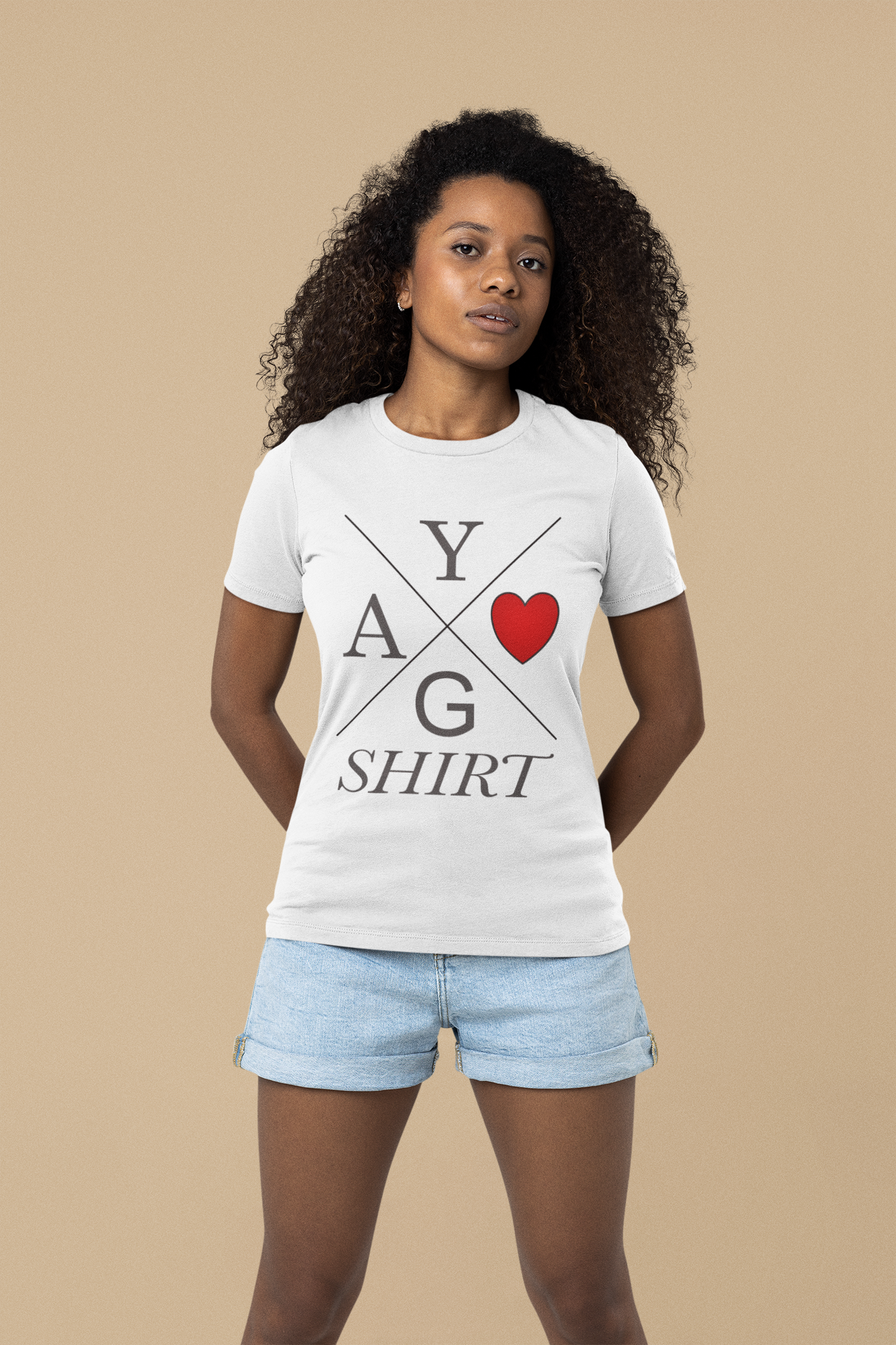 Premium Bio Shirt Women, Logo
