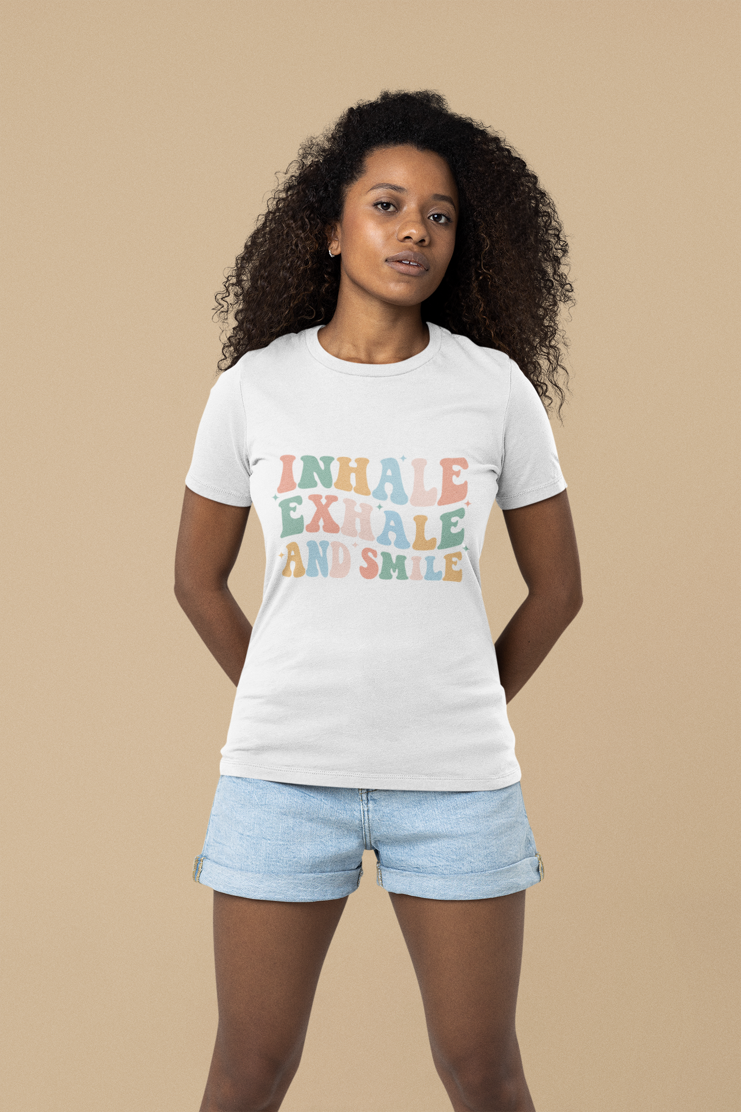 Premium Bio Shirt Women, Inhale