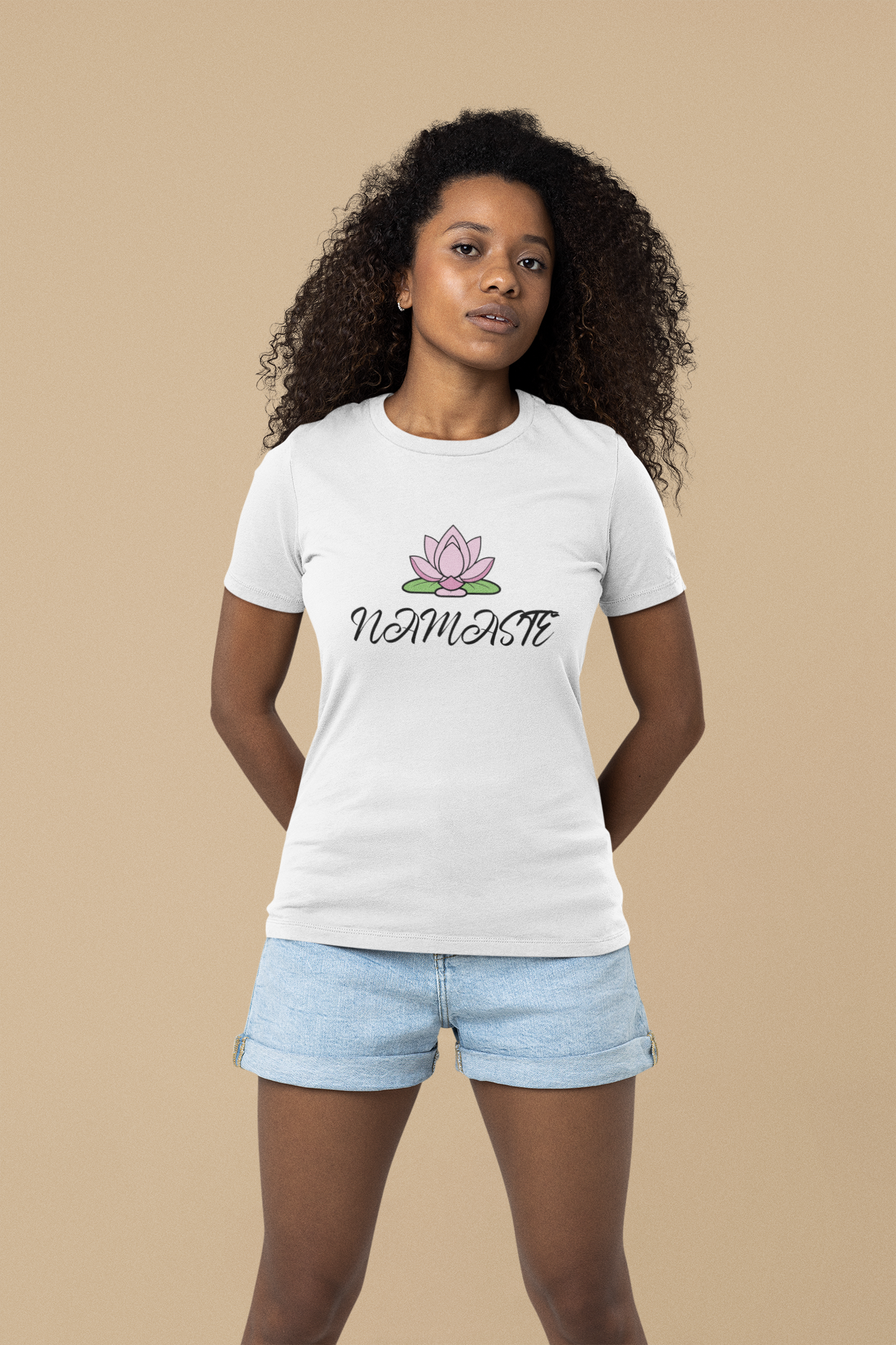 Premium Bio Shirt Women, Namaste